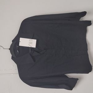Black zara blouse